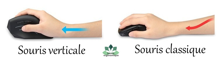 souris verticale ergonomique