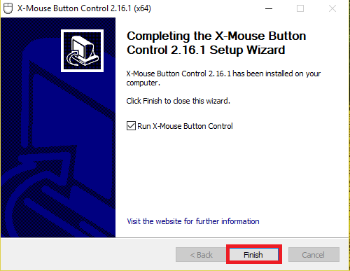 installer x mouse souris ergonomique